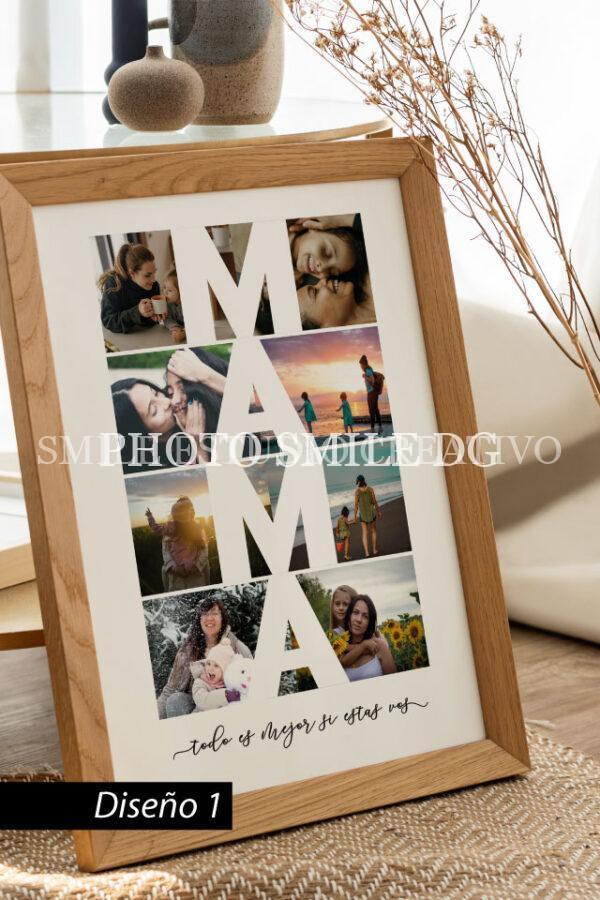 Lámina Foto Collage - Día de la madre
