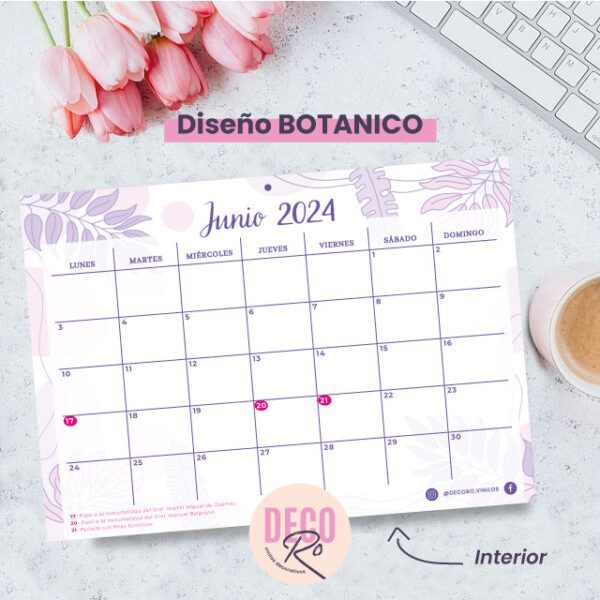 Planner mensual anillado metálico - Image 5