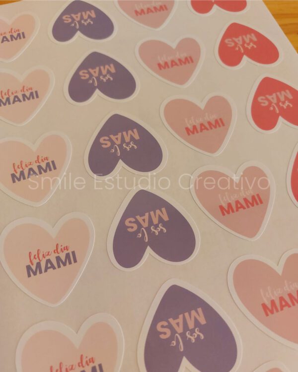 Stickers papel adhesivo corazón - Image 4
