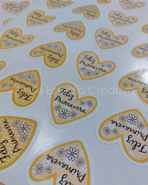 Stickers papel adhesivo corazón - Image 5
