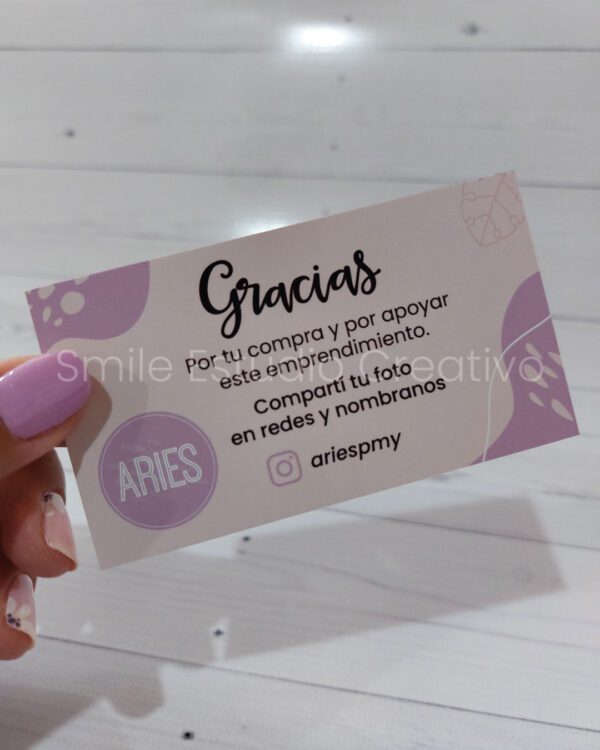 Tarjetas personales simple faz