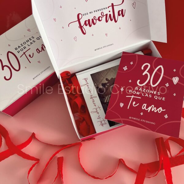 Caja Polaroid 30 razones