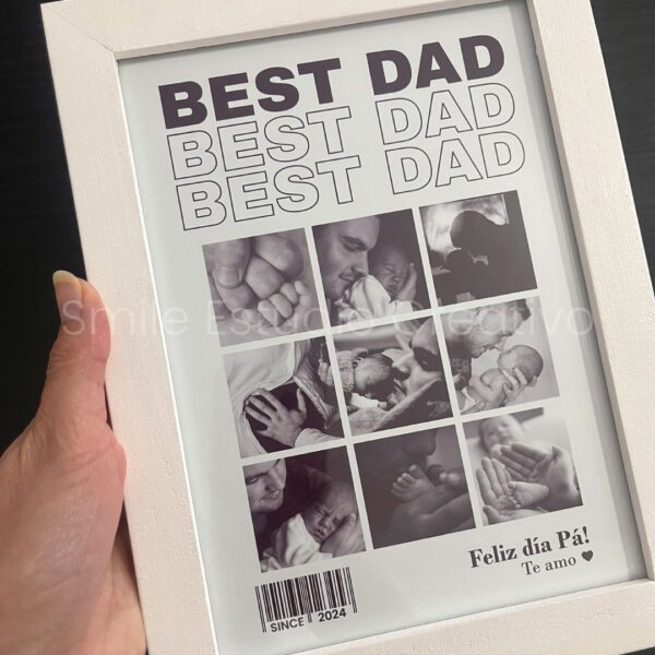 Cuadro collage - Mejor papá